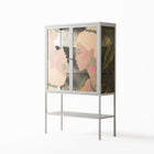 Twins - Loft Cabinet - Raissa Oltmanns - Chalk - Overlay Glass