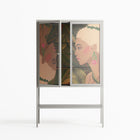 Twins - Loft Cabinet - Raissa Oltmanns - Chalk - Overlay Glass