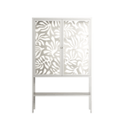 Botanica Offwhite - Loft Cabinet - Amy Suther - Chalk - Overlay Glass