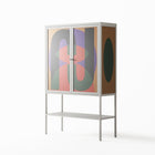 JJ - Loft Cabinet - Oluwaseyi Samuel Adebayo - Chalk - Overlay Glass
