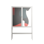 Plume - Loft Cabinet - Rikki Hewitt - Chalk - Overlay Glass