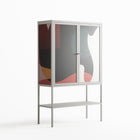 Plume - Loft Cabinet - Rikki Hewitt - Chalk - Overlay Glass