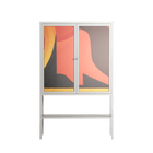 Swift - Loft Cabinet - Rikki Hewitt - Chalk - Overlay Glass