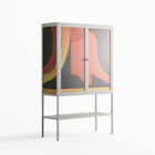 Swift - Loft Cabinet - Rikki Hewitt - Chalk - Overlay Glass