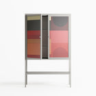 Turnstile - Loft Cabinet - Rikki Hewitt - Chalk - Overlay Glass