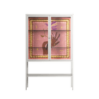 Connect With Nature - Loft Cabinet - Raissa Oltmanns - Chalk - Clear glass