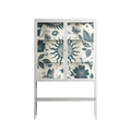 Ode to Summer 6 - Loft Cabinet - Diana Catchpole - Chalk - Clear glass