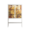 A Bridge Across Time 4 - Loft Cabinet - Nick Liefhebber - Chalk - Clear glass