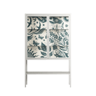 Ode to Summer 3 - Loft Cabinet - Diana Catchpole - Chalk - Clear glass