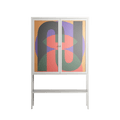 JJ - Loft Cabinet - Oluwaseyi Samuel Adebayo - Chalk - Overlay Glass
