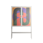 JJ - Loft Cabinet - Oluwaseyi Samuel Adebayo - Chalk - Overlay Glass
