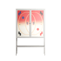 Parallel Mirage - Loft Cabinet - Oluwaseyi Samuel Adebayo  - Chalk - Overlay Glass