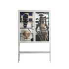 Dreaming With Open Eyes - Loft Cabinet - Sophie Goudman-Peachey - Chalk - Clear glass