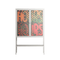 Hours - Loft Cabinet - Oluwaseyi Samuel Adebayo - Chalk - Overlay Glass