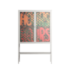 Hours - Loft Cabinet - Oluwaseyi Samuel Adebayo - Chalk - Overlay Glass