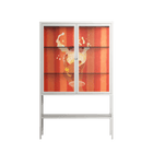 Drink And Cherries - Loft Cabinet - Raissa Oltmanns - Chalk - Clear glass