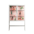 Woman at the Beach - Loft Cabinet - Raissa Oltmanns - Chalk - Clear glass
