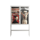 Where We Belong - Loft Cabinet - Sophie Goudman-Peachey - Chalk - Clear glass