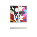 Fragments Of A Painted Souls - Loft Cabinet - Mathilda Kienast - Chalk - Clear glass
