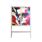 Fragments Of A Painted Souls - Loft Cabinet - Mathilda Kienast - Chalk - Clear glass