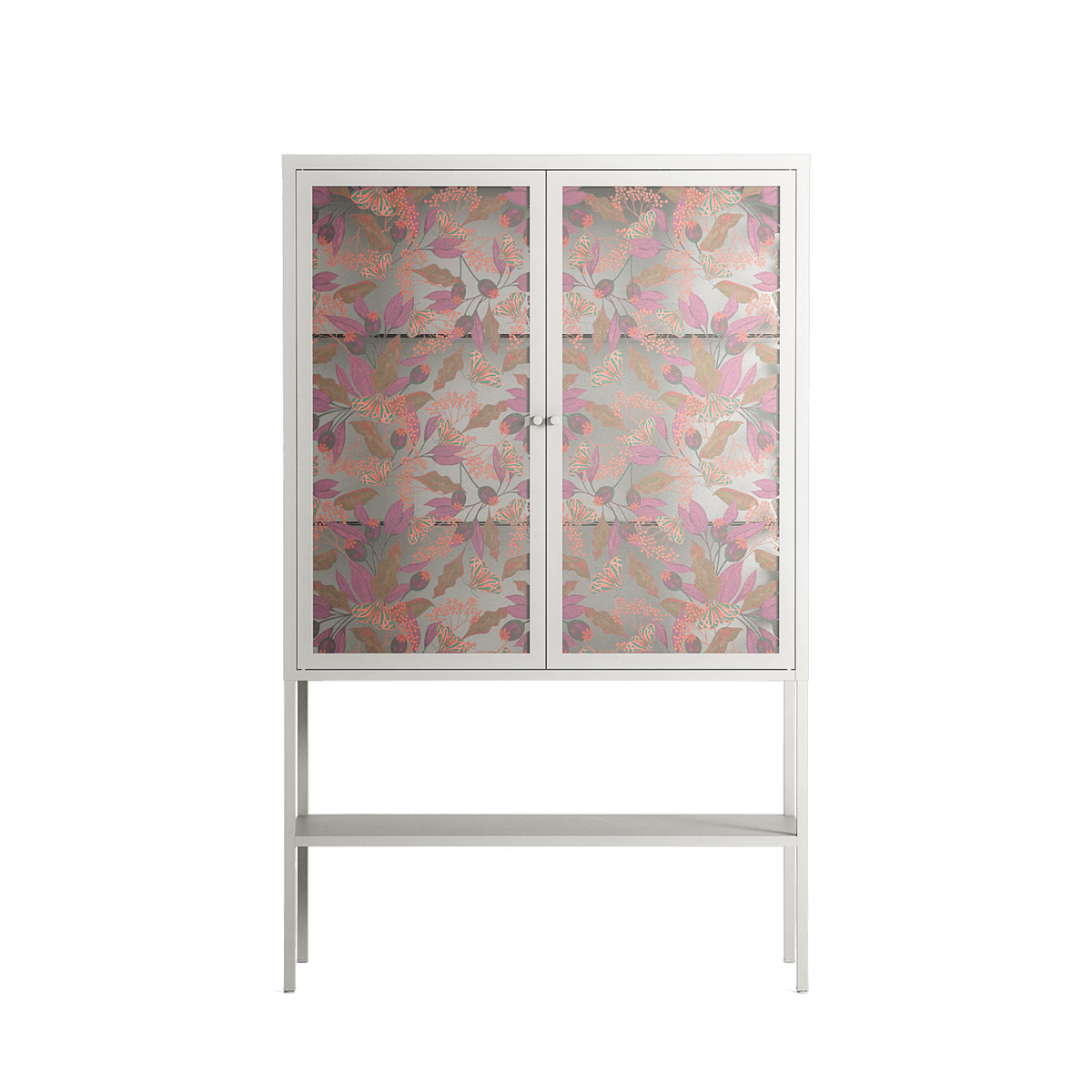 Autumn Dream Pattern - Loft Cabinet - Raissa Oltmanns - Pebble - Overlay Glass