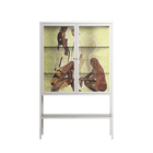 Can You Face It - Loft Cabinet - Sophie Goudman-Peachey - Chalk - Clear glass