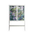 A Bridge Across Time 2 - Loft Cabinet - Nick Liefhebber - Chalk - Clear glass