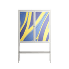 Blue Gale - Loft Cabinet - Oluwaseyi Samuel Adebayo - Chalk - Overlay Glass