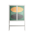 Soul Split - Loft Cabinet - Oluwaseyi Samuel Adebayo - Chalk - Overlay Glass