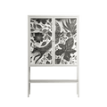 Ode to Summer 4 - Loft Cabinet - Diana Catchpole - Chalk - Clear glass