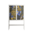 The Towering Hall Full Of Light 2 - Loft Cabinet - Nick Liefhebber - Chalk - Clear glass