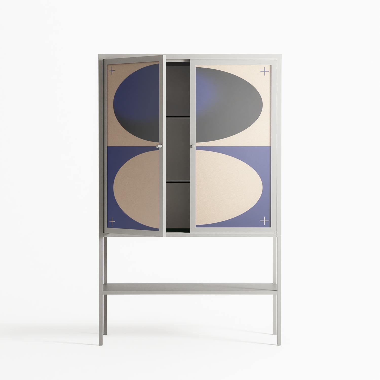 Entrance - Loft Cabinet - Oluwaseyi Samuel Adebayo - Chalk - Overlay Glass