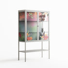 Abstract Spring Flowers - Loft Cabinet - Raissa Oltmanns - Chalk - Overlay Glass