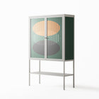 Soul Split - Loft Cabinet - Oluwaseyi Samuel Adebayo - Chalk - Overlay Glass