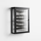 Black Waves - Wall Cabinet - Alexander Khabbazi - Antracite - Reeded glass
