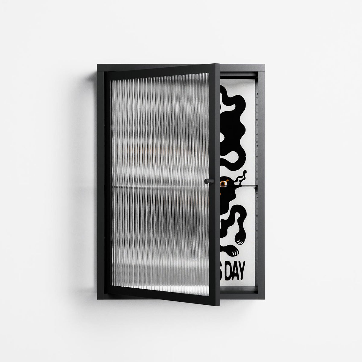 Every Dog - Wall Cabinet - Alexander Khabbazi - Antracite - Reeded glass