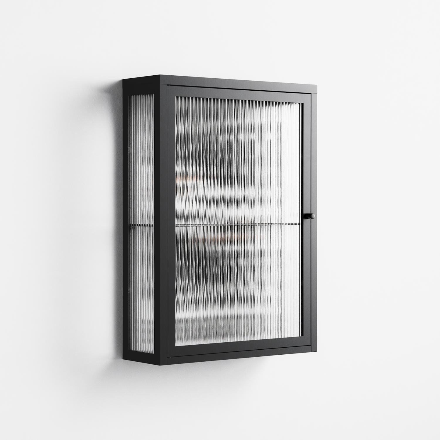 Every Dog - Wall Cabinet - Alexander Khabbazi - Antracite - Reeded glass