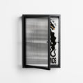 Hounds  - Wall Cabinet - Alexander Khabbazi - Antracite - Reeded glass