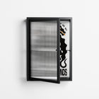 Hounds  - Wall Cabinet - Alexander Khabbazi - Antracite - Reeded glass