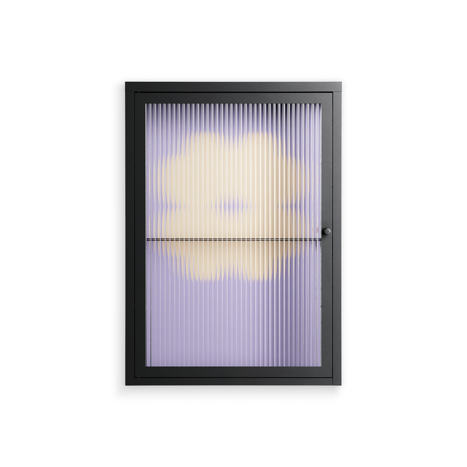 Amara - Wall Cabinet - Linus Lohoff - Antracite - Reeded glass