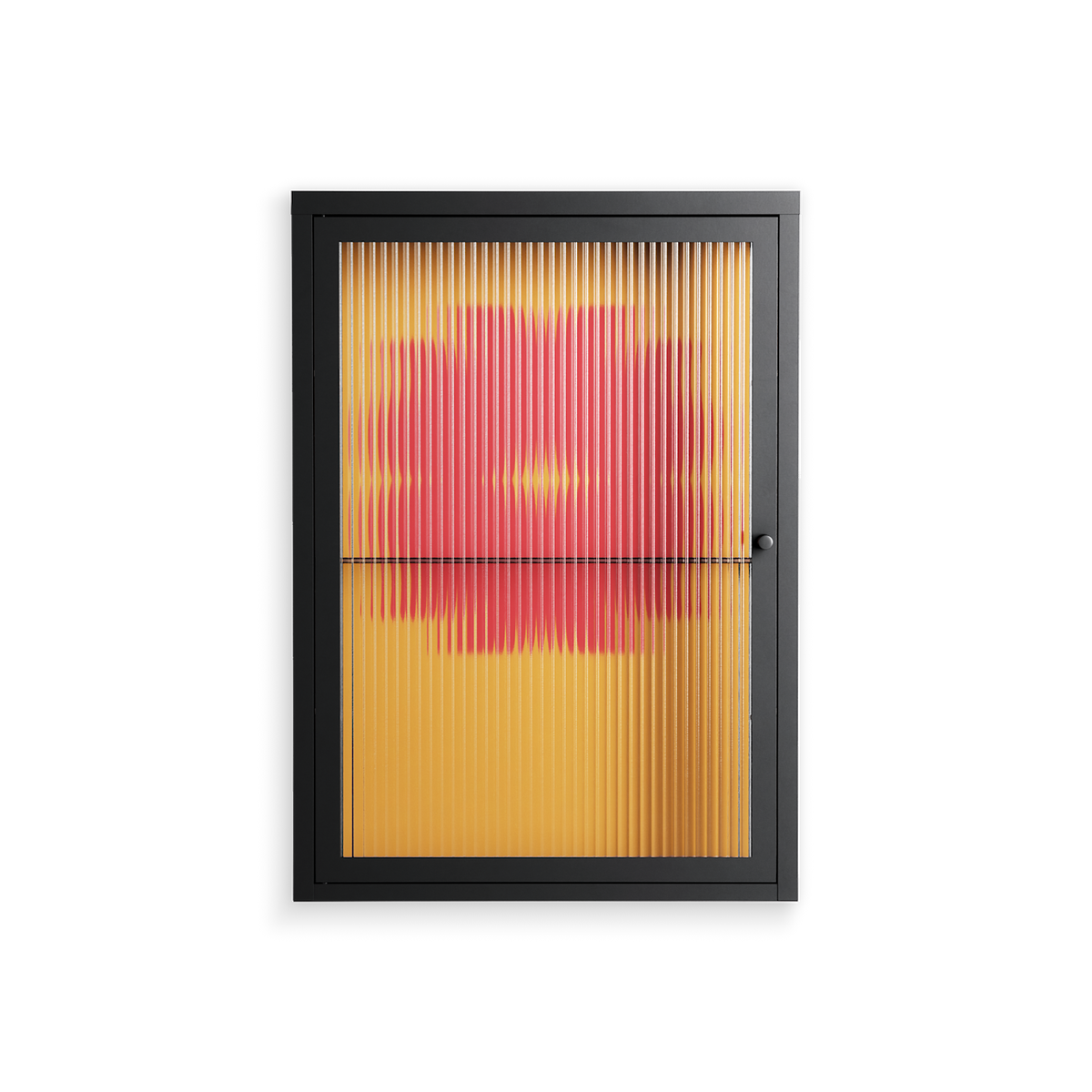 Phonix - Wall Cabinet - Linus Lohoff - Antracite - Reeded glass