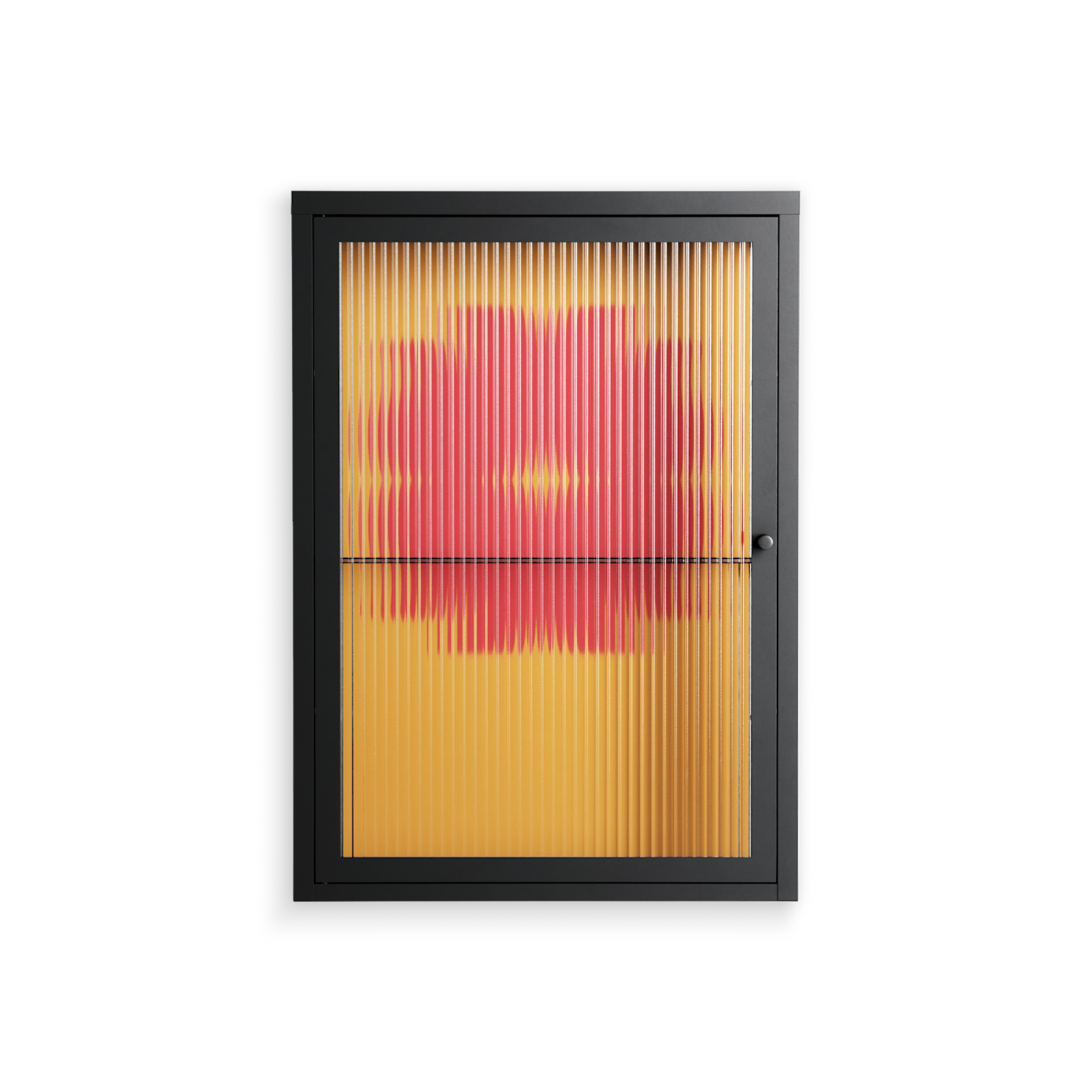 Phonix - Wall Cabinet - Linus Lohoff - Antracite - Reeded glass