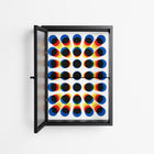 Perspektiva - Wall Cabinet - Vratislav Pecka - Antracite - Reeded glass