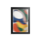 Spilled Paint - Wall Cabinet - Vratislav Pecka - Antracite - Reeded glass