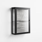 Splash of black - Wall Cabinet - Vratislav Pecka - Antracite - Reeded glass