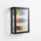 Springs - Wall Cabinet - Vratislav Pecka - Antracite - Reeded glass