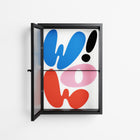 Wow - Wall Cabinet - Vratislav Pecka - Antracite - Reeded glass
