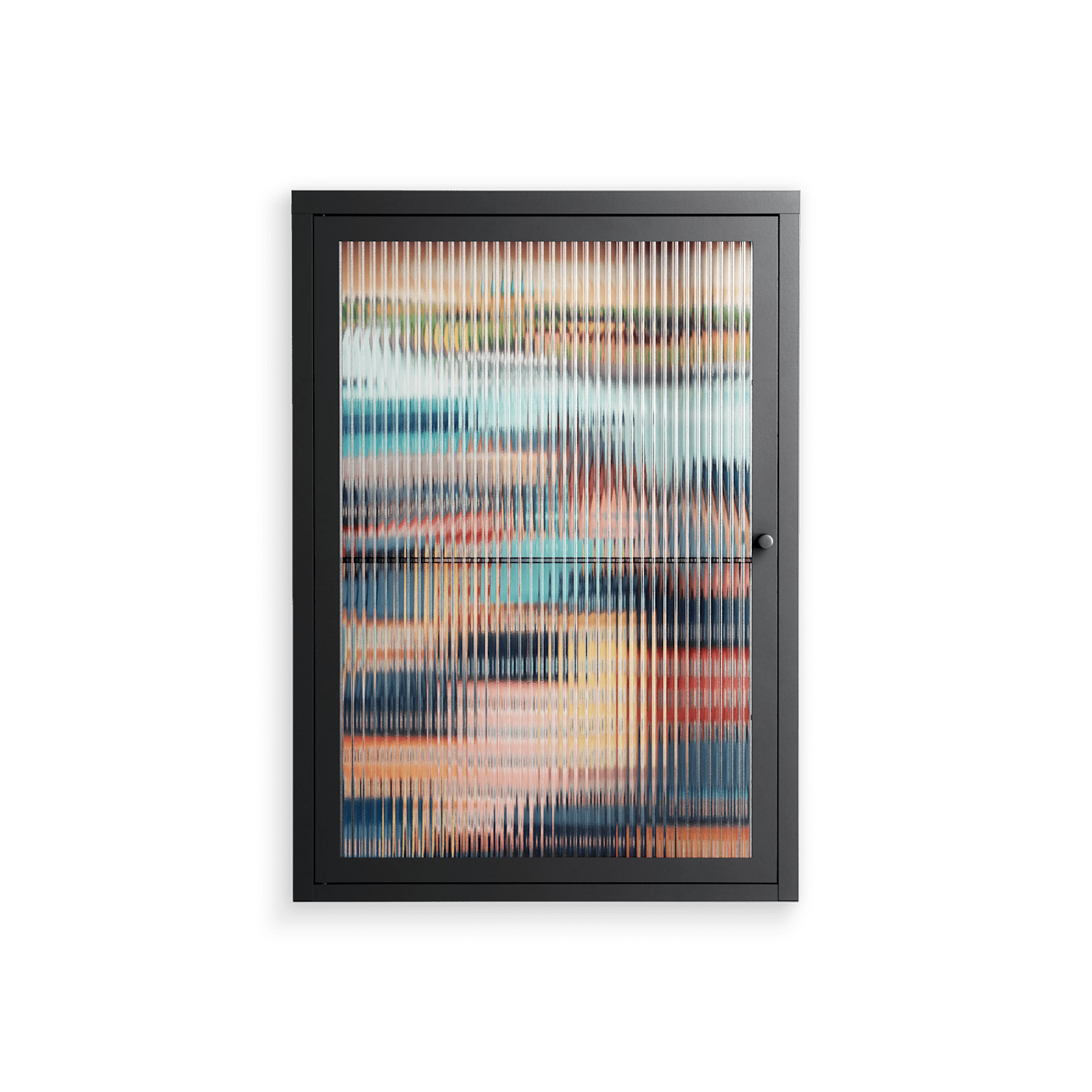 Gamla Stan - Wall Cabinet - Nur Rydberg - Antracite - Reeded glass
