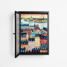 Gamla Stan - Wall Cabinet - Nur Rydberg - Antracite - Reeded glass