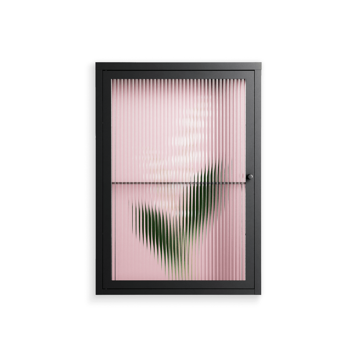 Kalas Konvalj - Wall Cabinet - Nur Rydberg - Antracite - Reeded glass